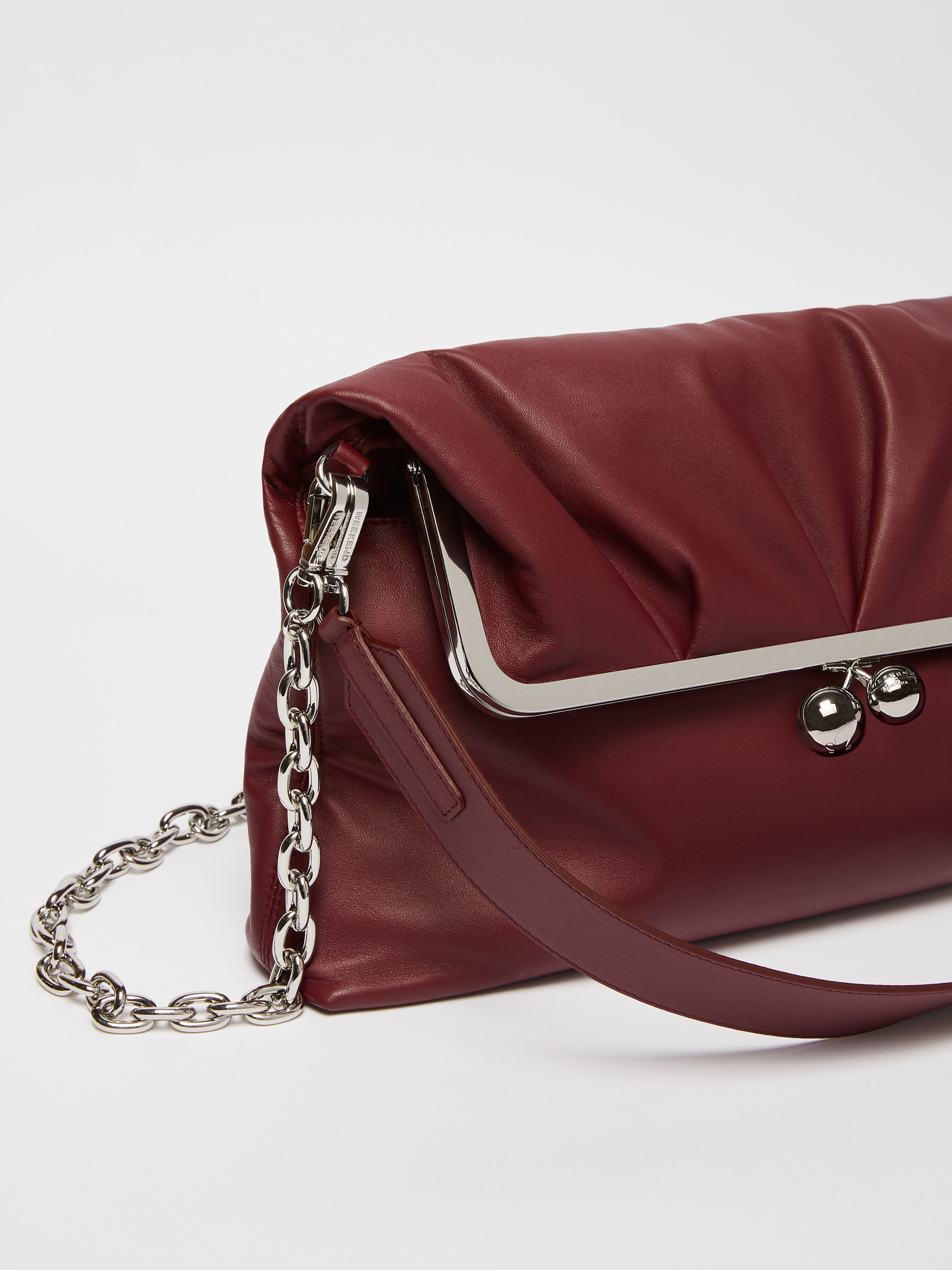 SLALOM Nappa leather clutch-style Pasticcino Bag - 4