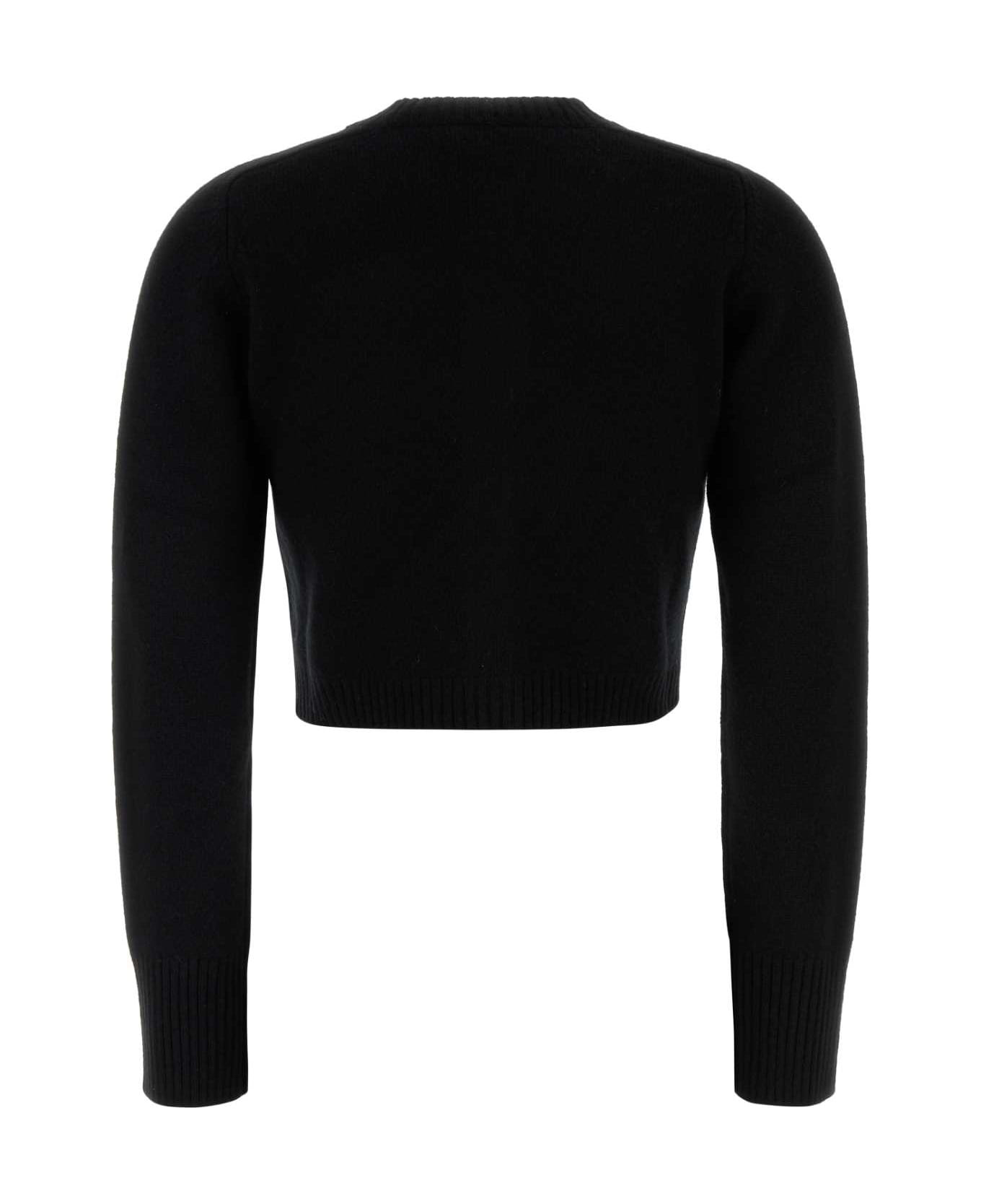 Black Cashmere Zephir Cardigan - 2