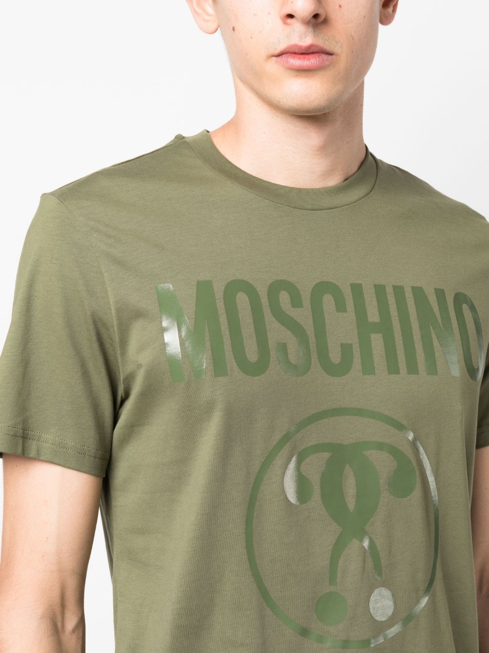 logo-print organic-cotton T-shirt - 5