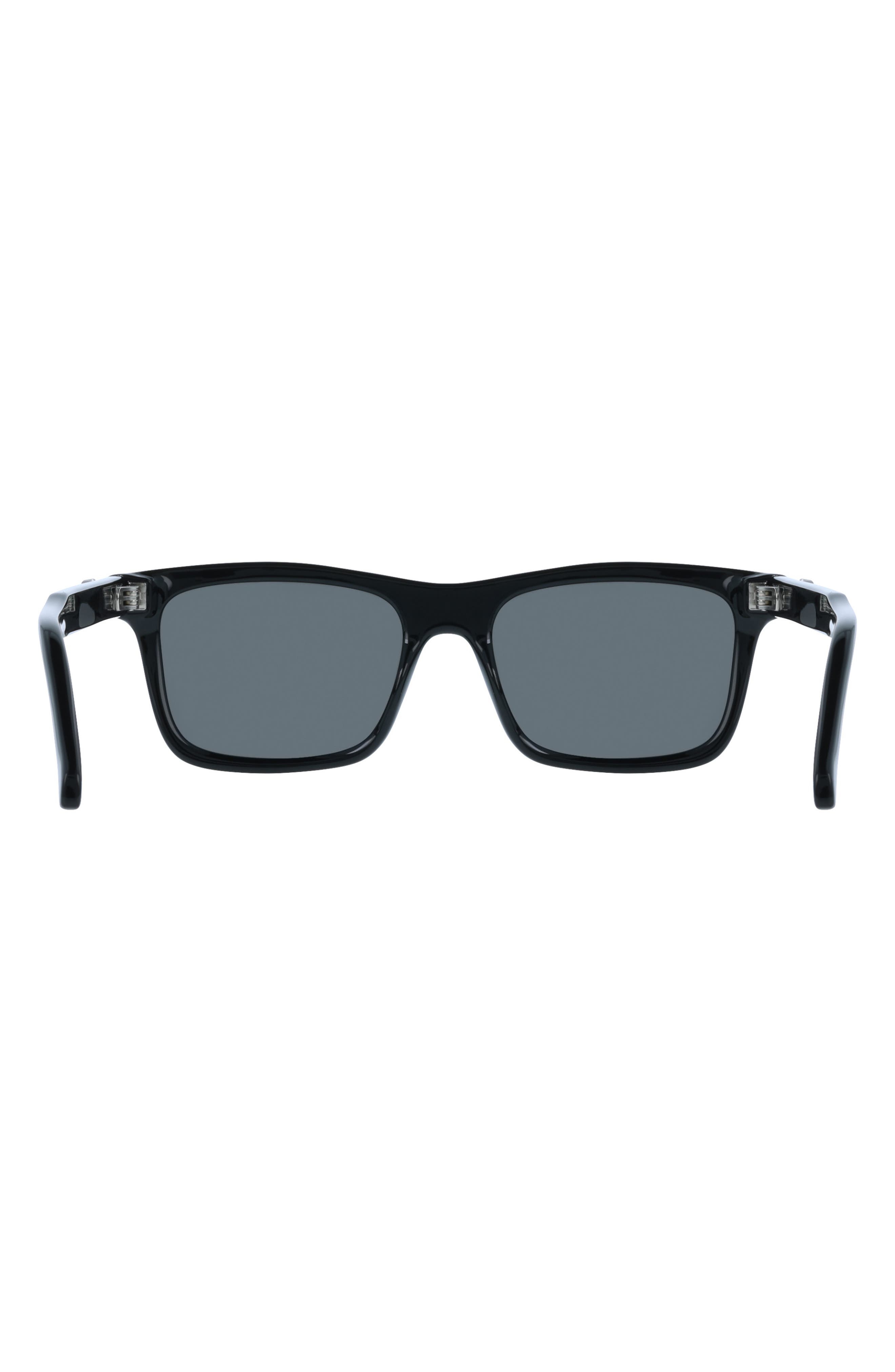 FERRAGAMO 55mm Rectangular Sunglasses in Black at Nordstrom - 3