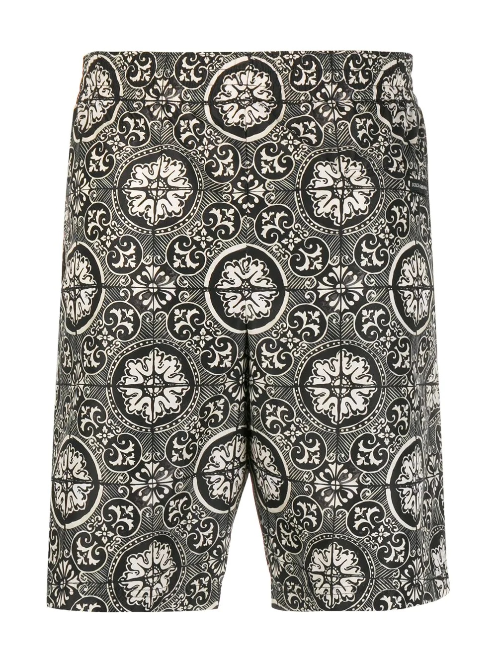 Maiolica-print swim shorts - 2