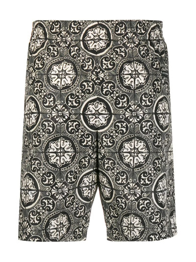 Dolce & Gabbana Maiolica-print swim shorts outlook