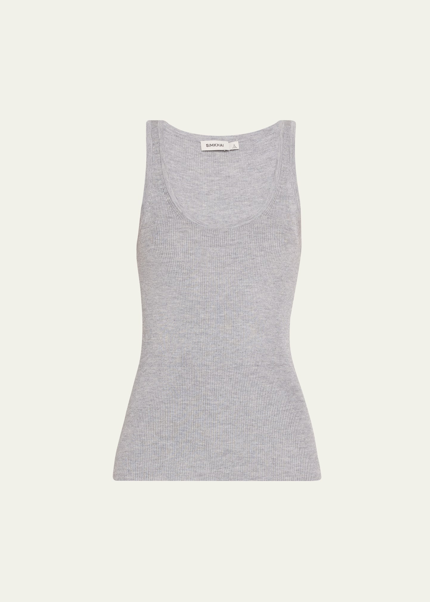 Kioni Silk and Cashmere Scoop-Neck Tank Top - 1