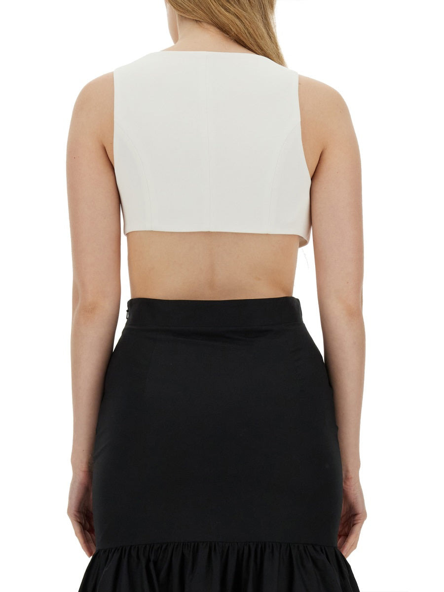 Moschino Women Vests With Rose. - 3