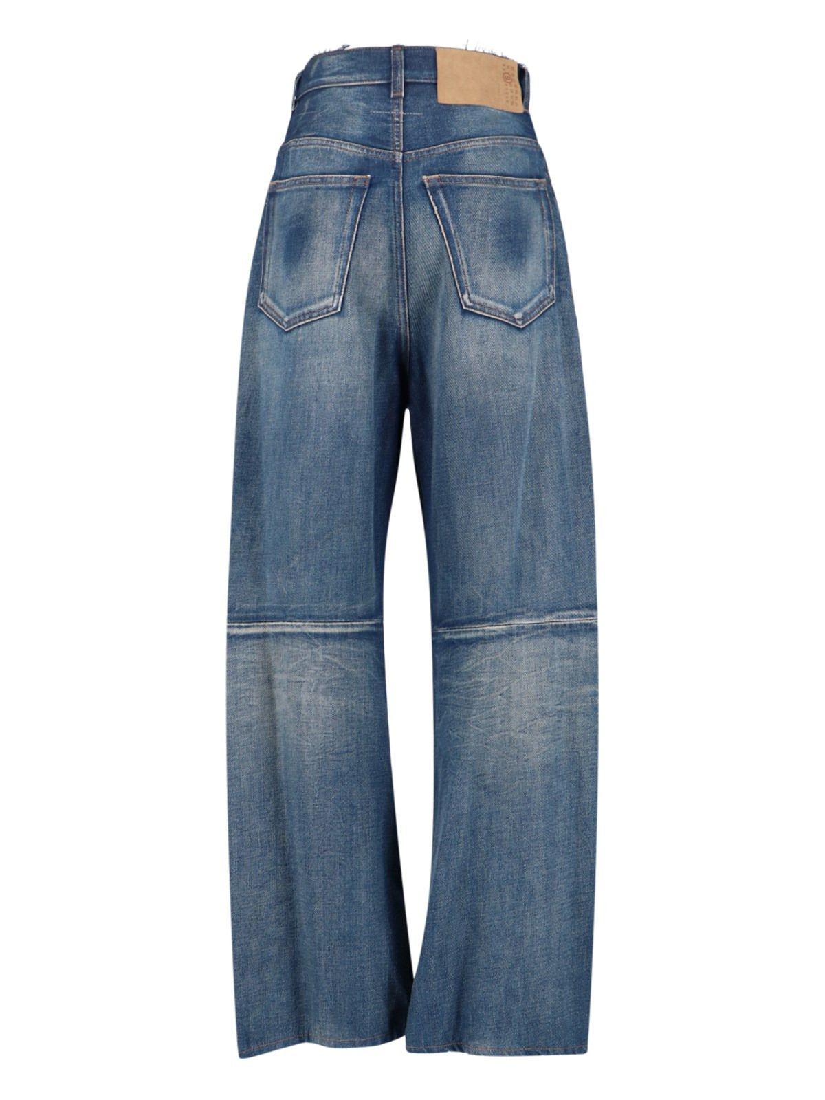 FRINGED WIDE JEANS - 2