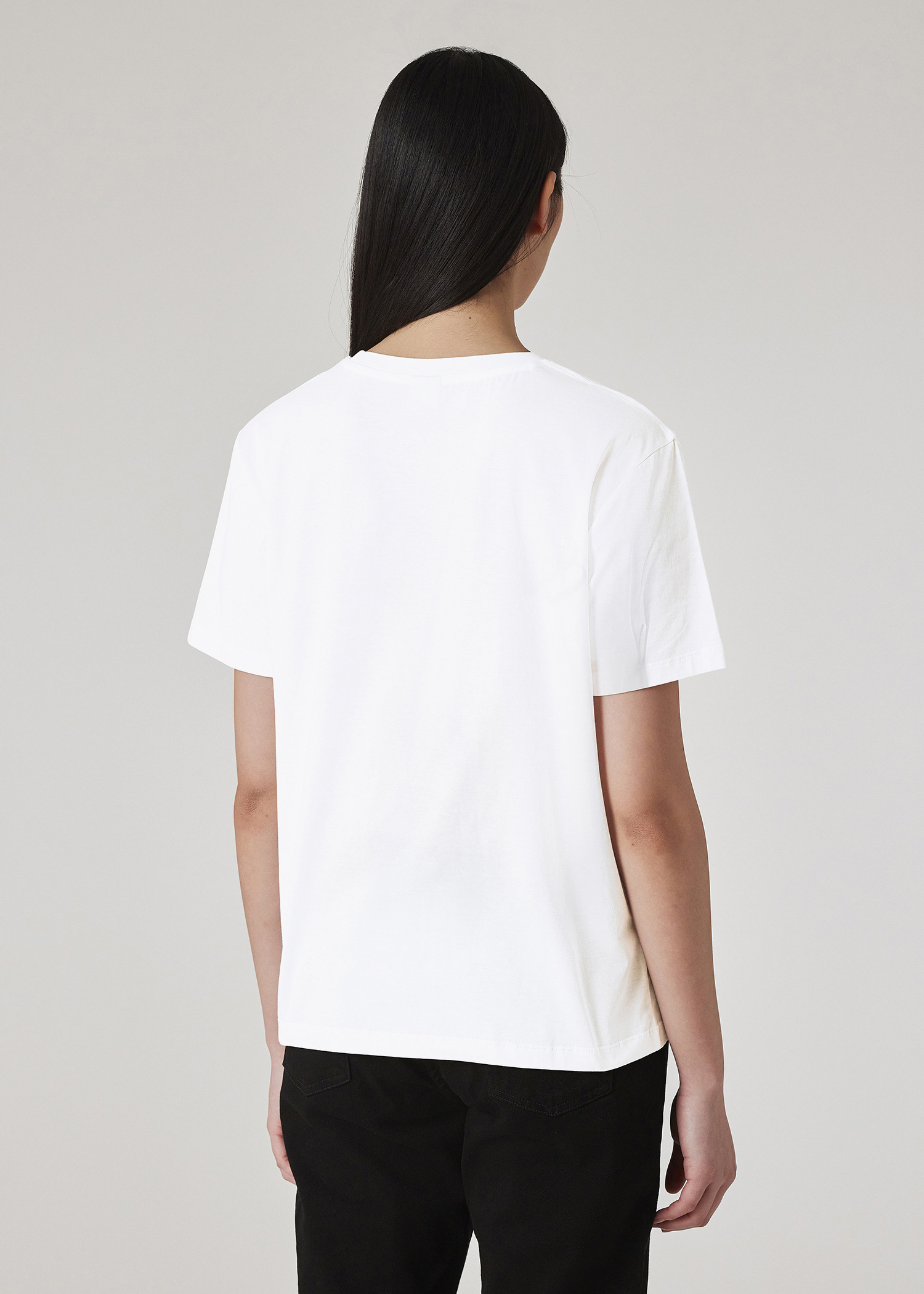Women's White Heart Logo T-Shirt - 4