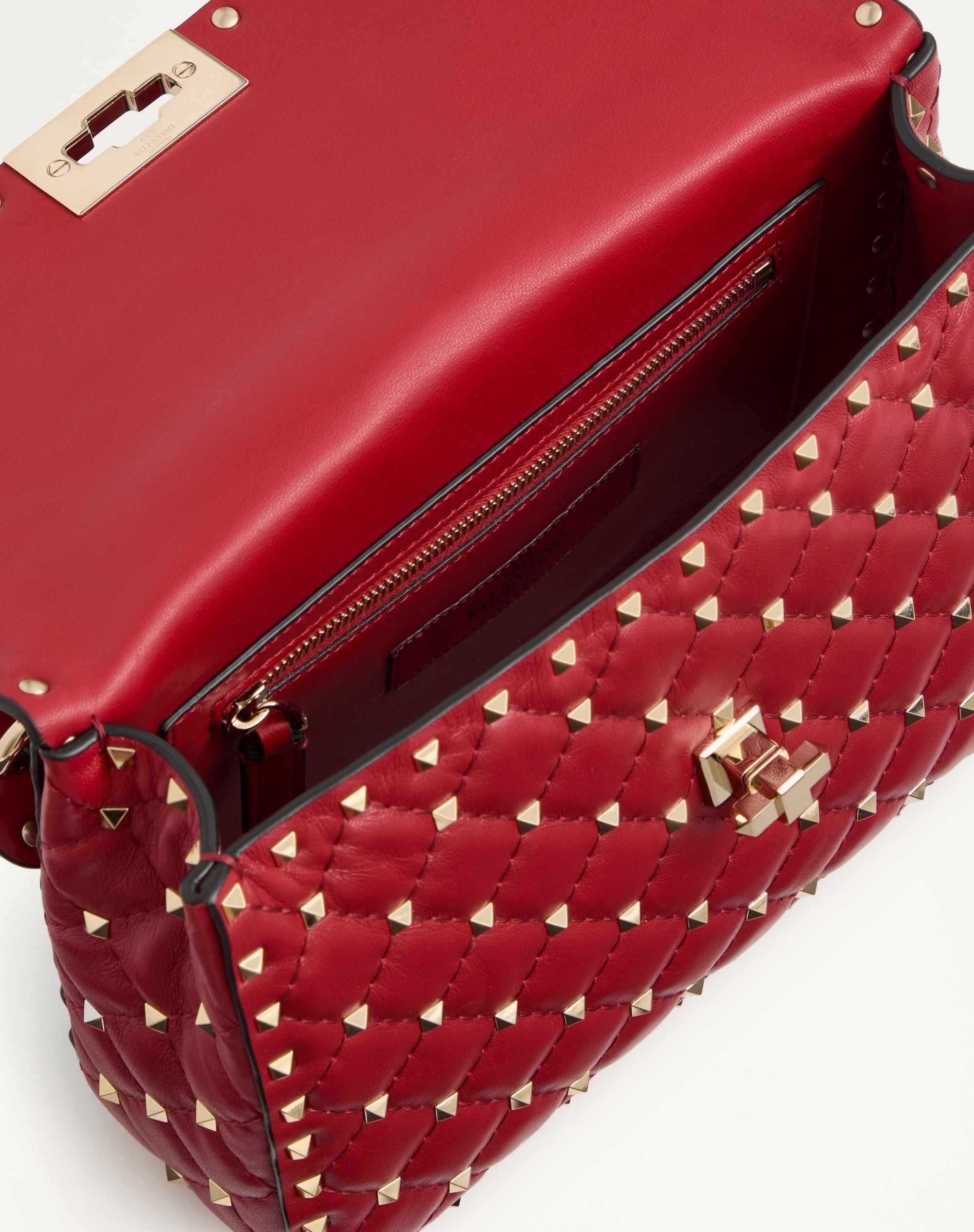 MEDIUM NAPPA ROCKSTUD SPIKE BAG - 7