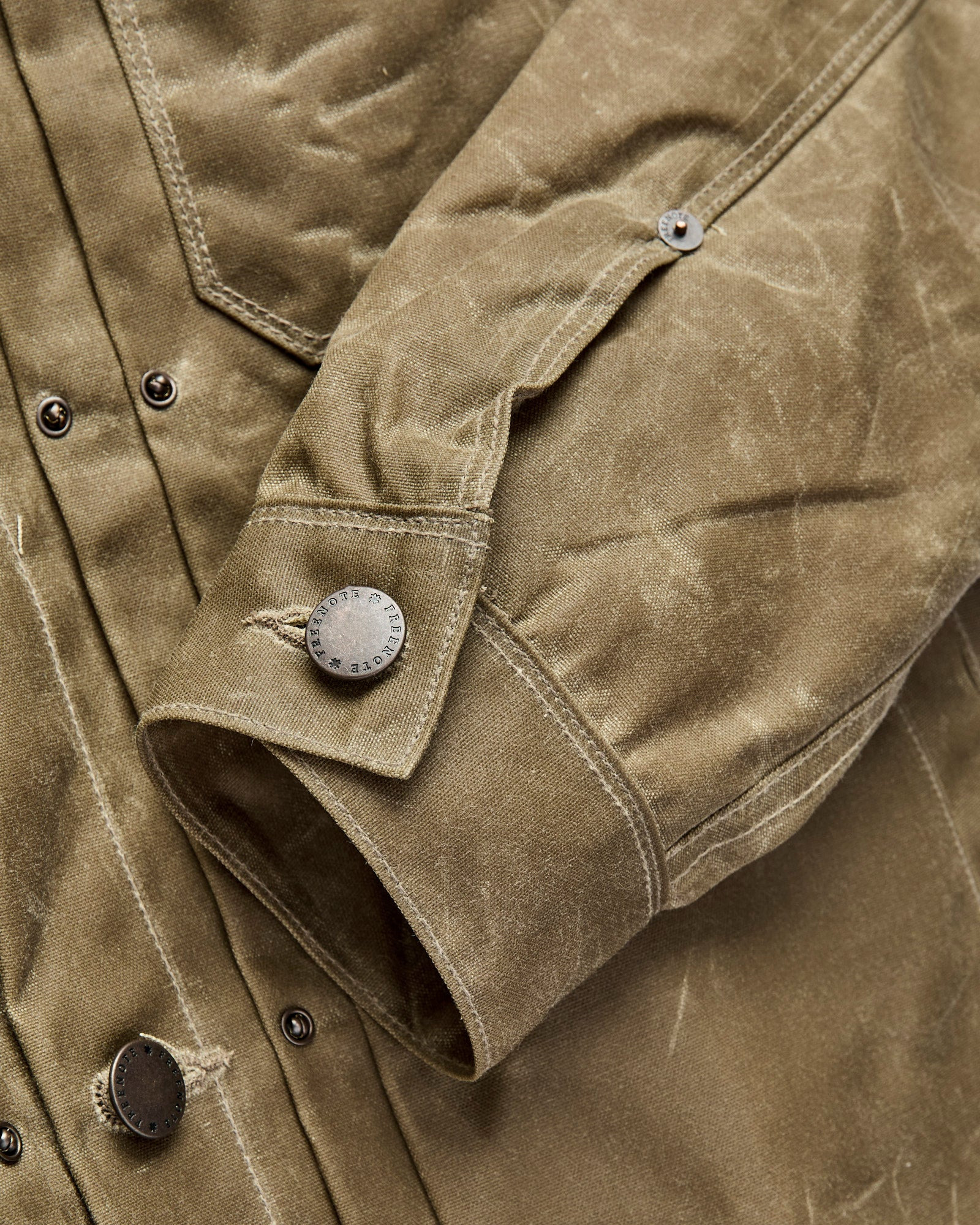 Waxed Canvas Riders Jacket in Tobacco Brown - 9