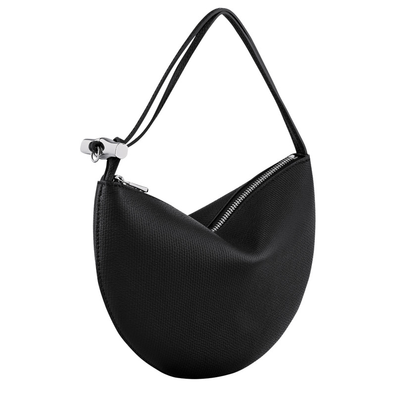Le Roseau Clutch Black - Leather 3