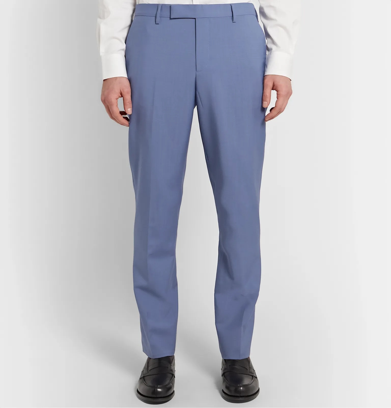 Soho Slim-Fit Wool and Mohair-Blend Suit Trousers - 10