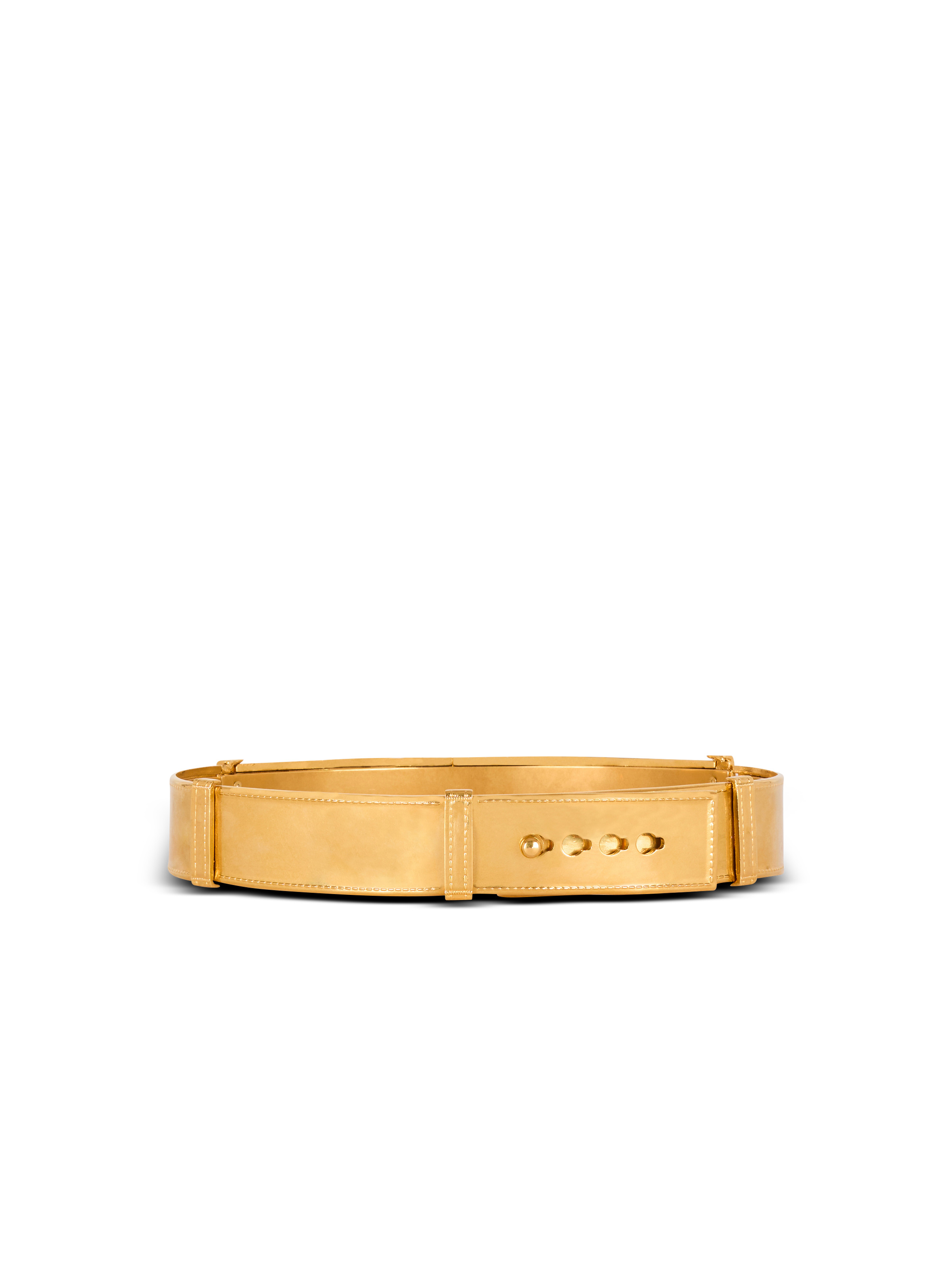 Brass belt with jeans effect - 3