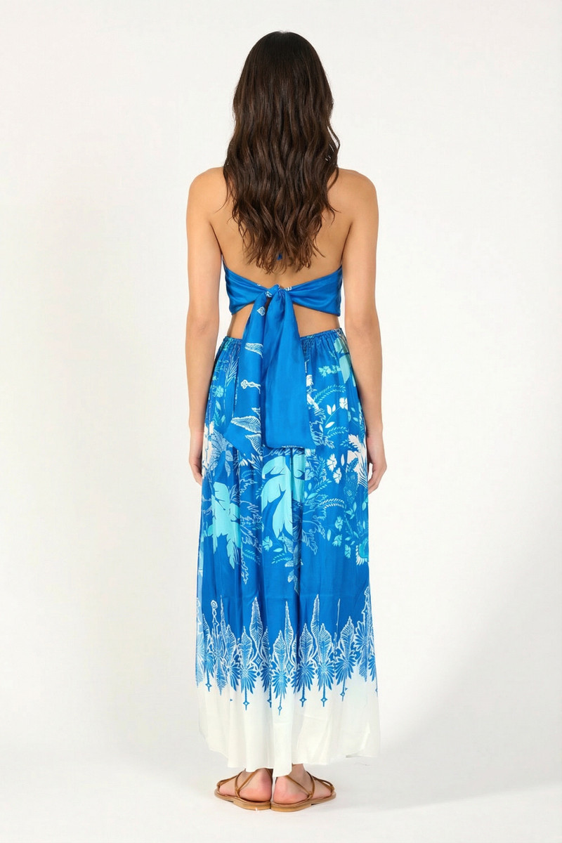 Long Dress Isore - Blue Canopy 3
