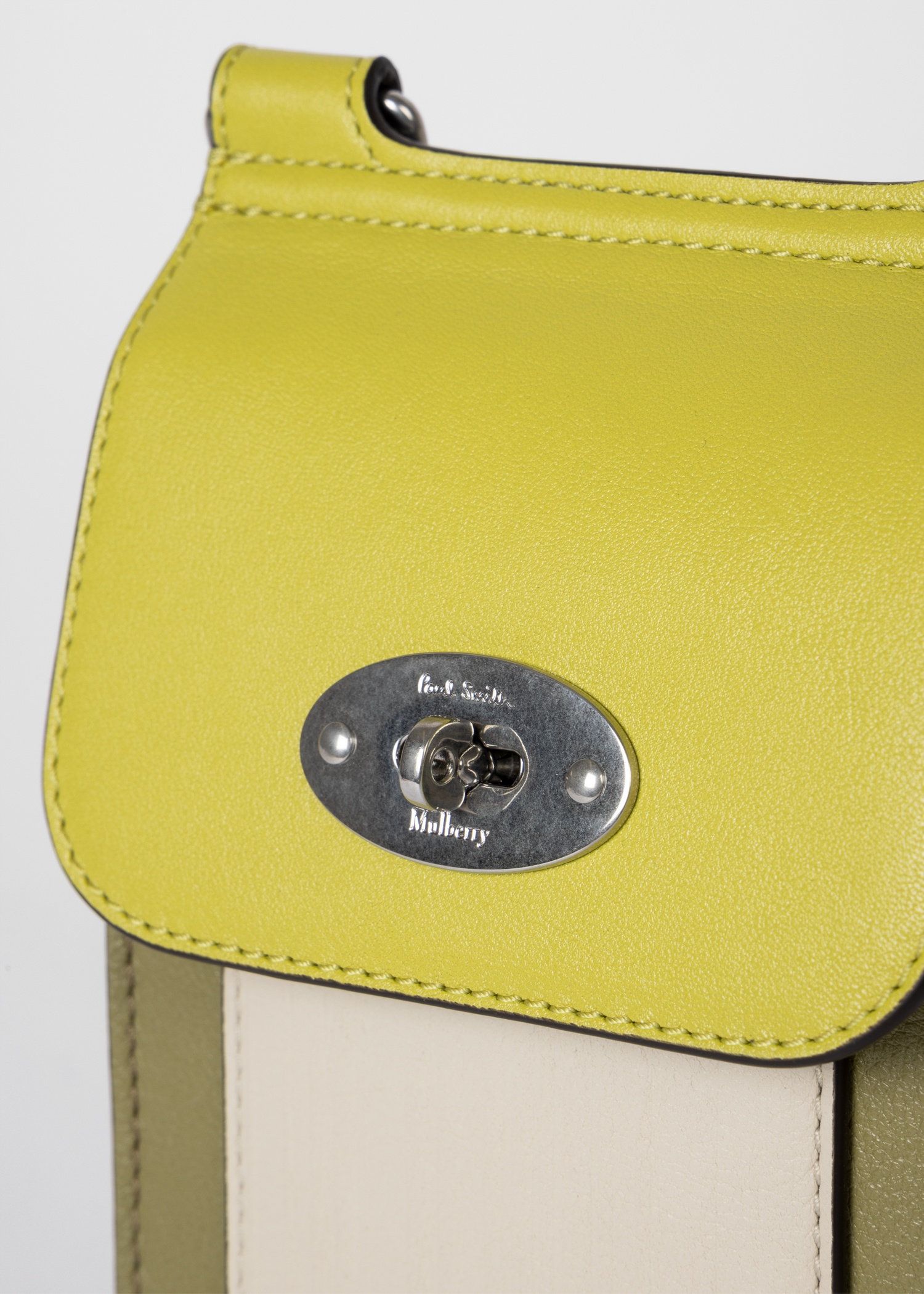 Mulberry x Paul Smith - Summer Khaki Mini Antony Bag - 5