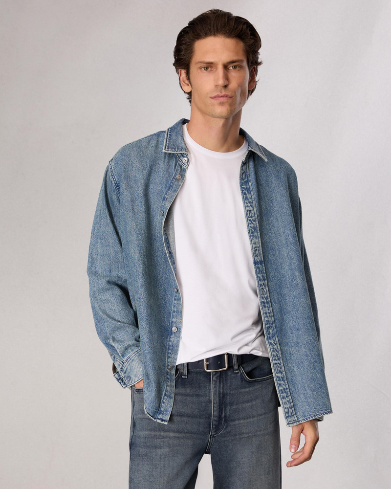 rag & bone Evan Leather Belt outlook