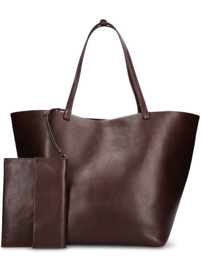 The Row Xl park leather tote outlook