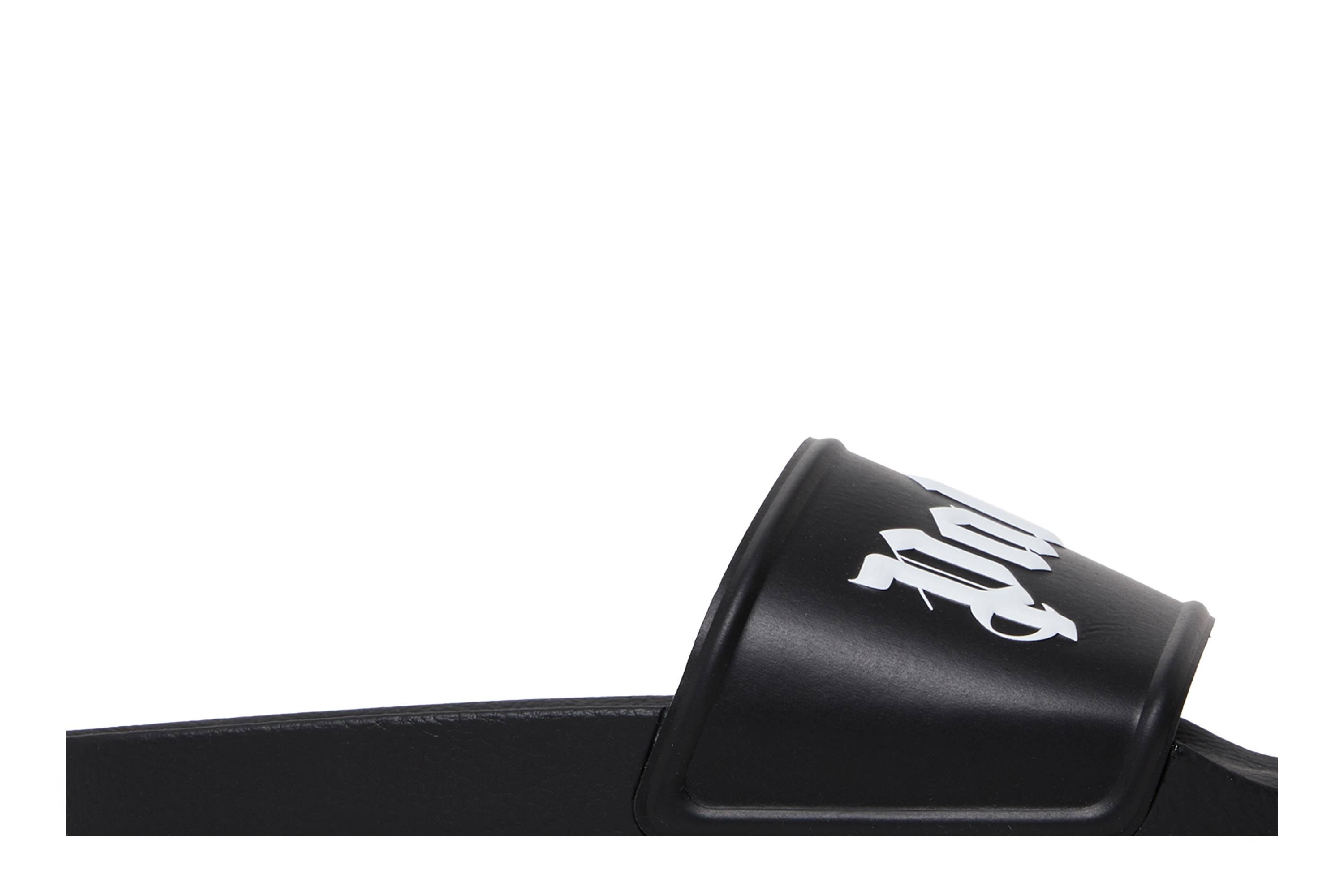 Palm Angels Logo Slide 'Black White' - 2