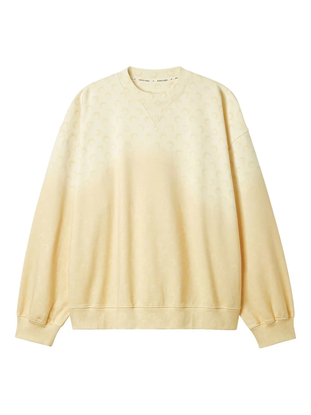 Crescent-moon print sweatshirt - 1