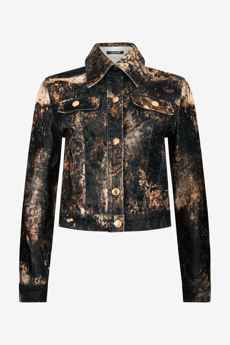 Jacket with Tie Dye Effect 1