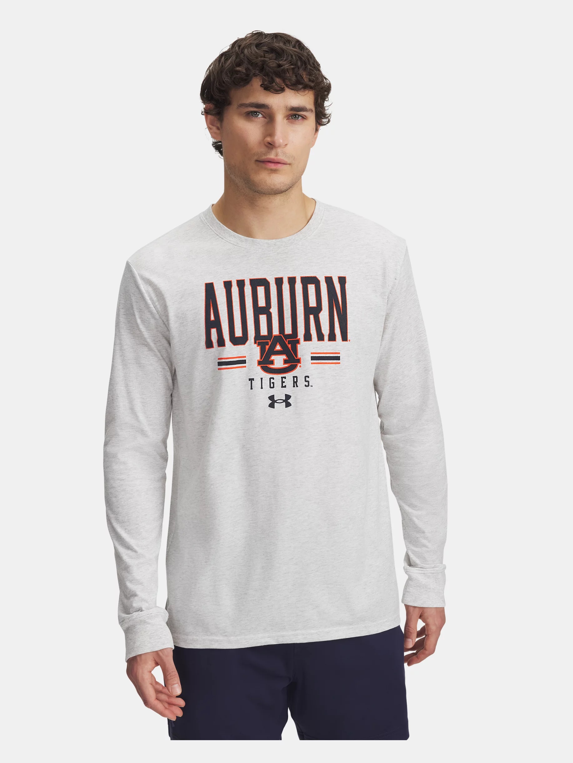 Men's UA Performance Cotton Collegiate Long Sleeve - 2