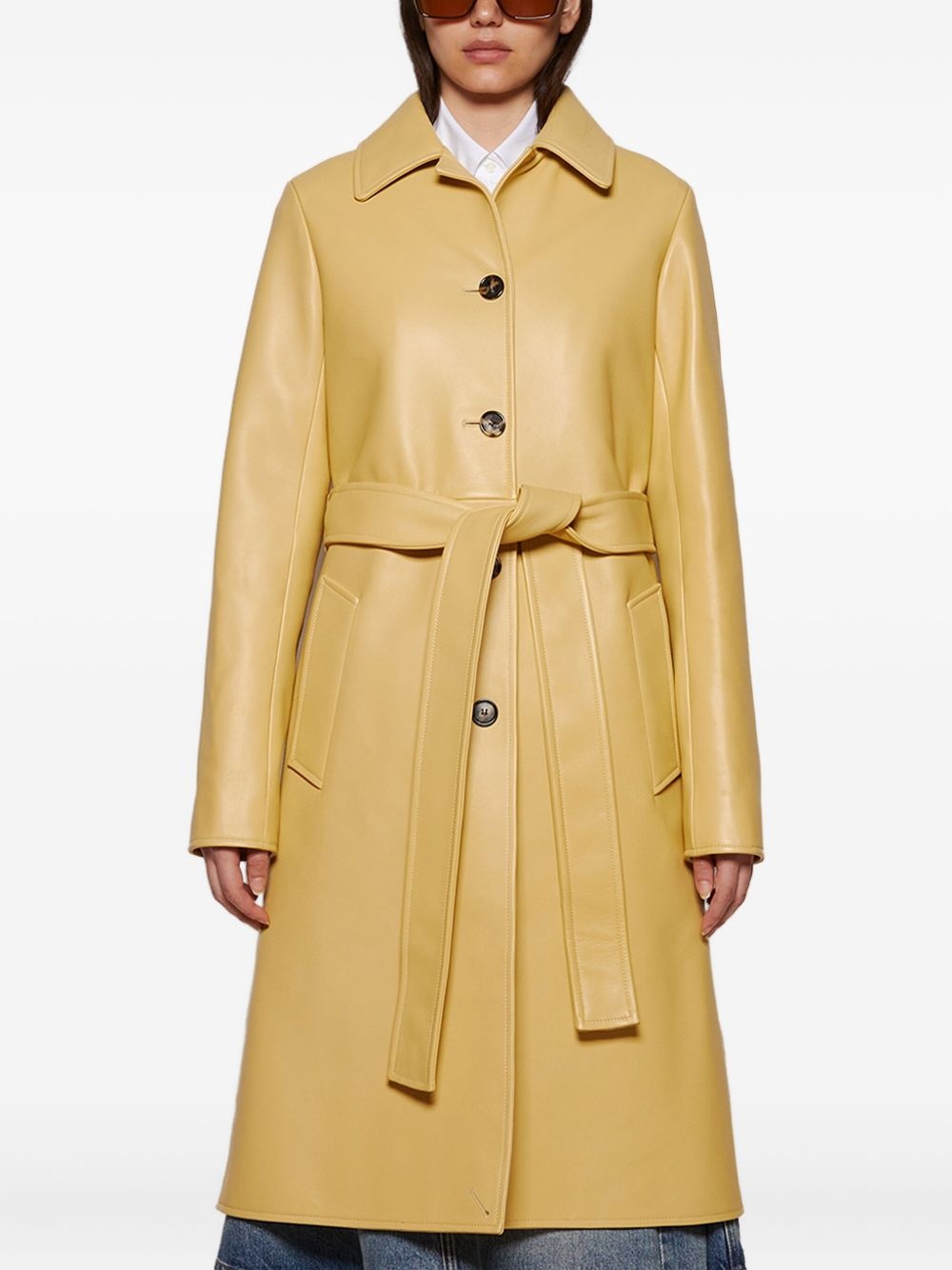 button-up coat - 3