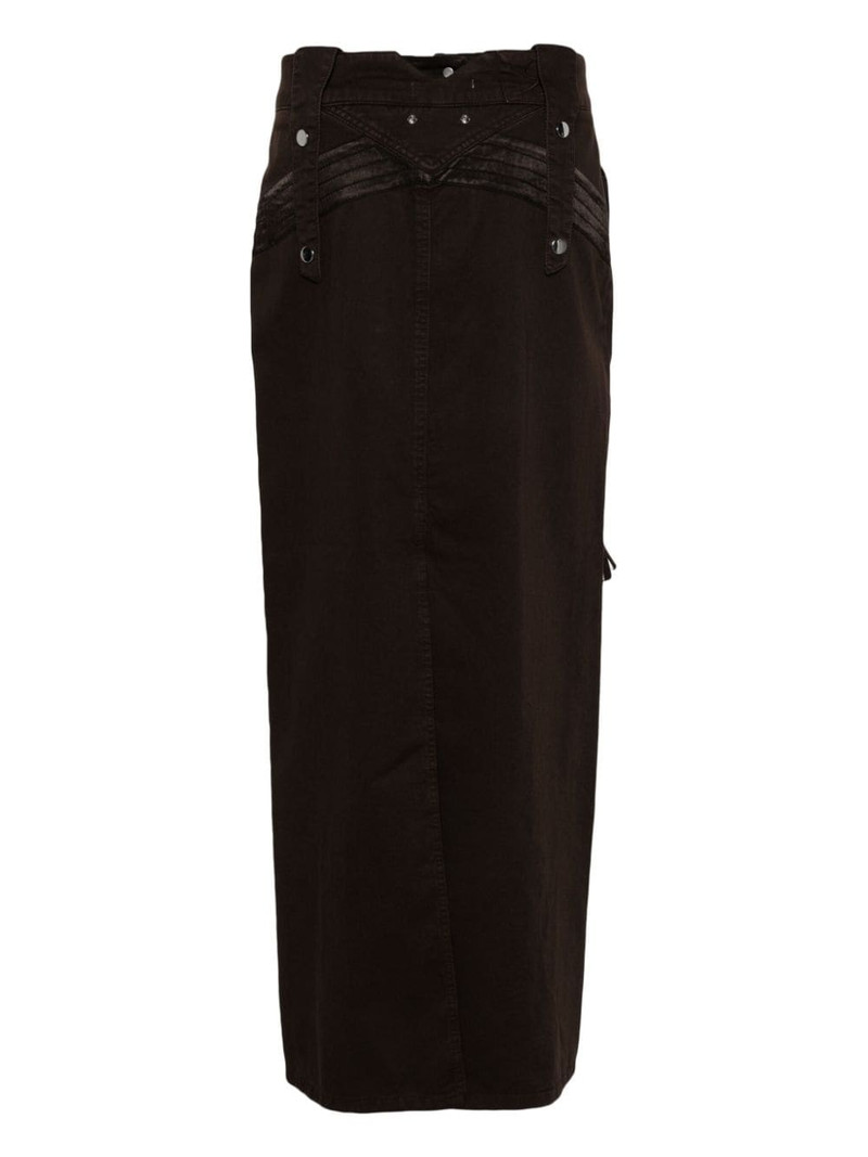 Blumarine long cotton skirt outlook