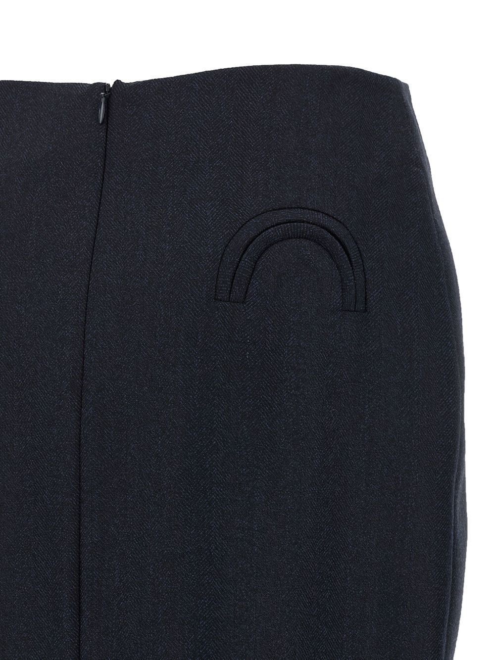 Sussex Longuette zip midi skirt - 4
