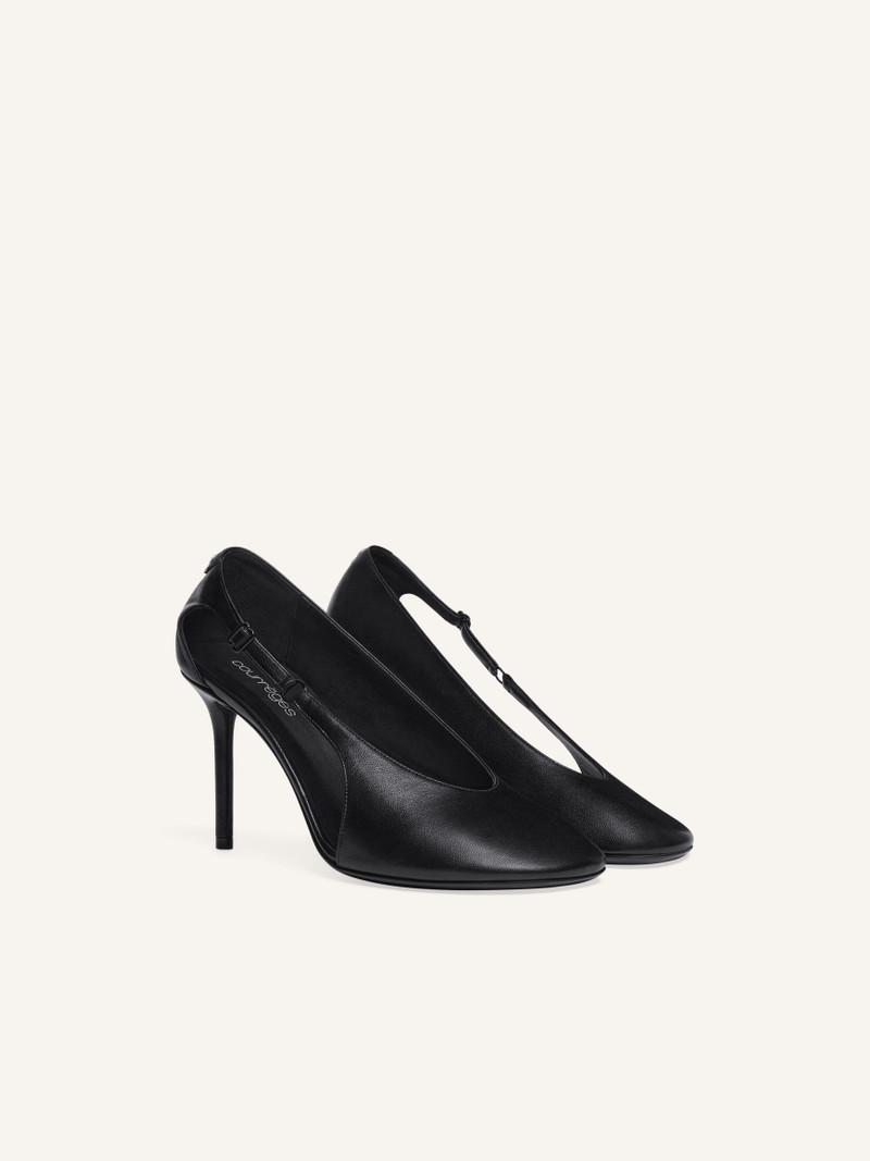 courrèges OBLIQUE LEATHER STILETTOS outlook