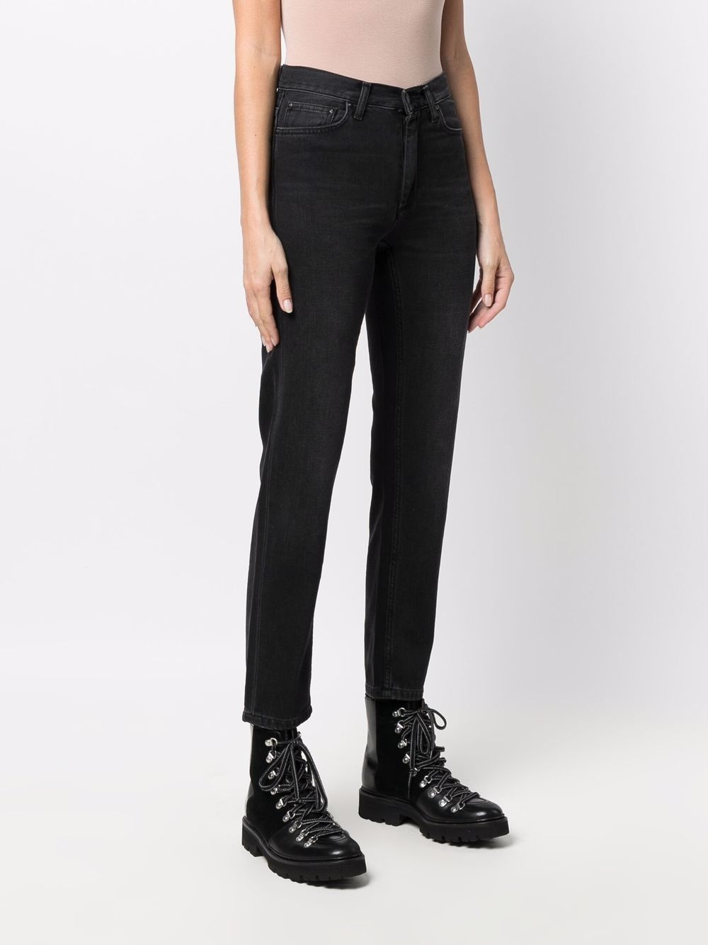 cropped high-rise jeans - 3