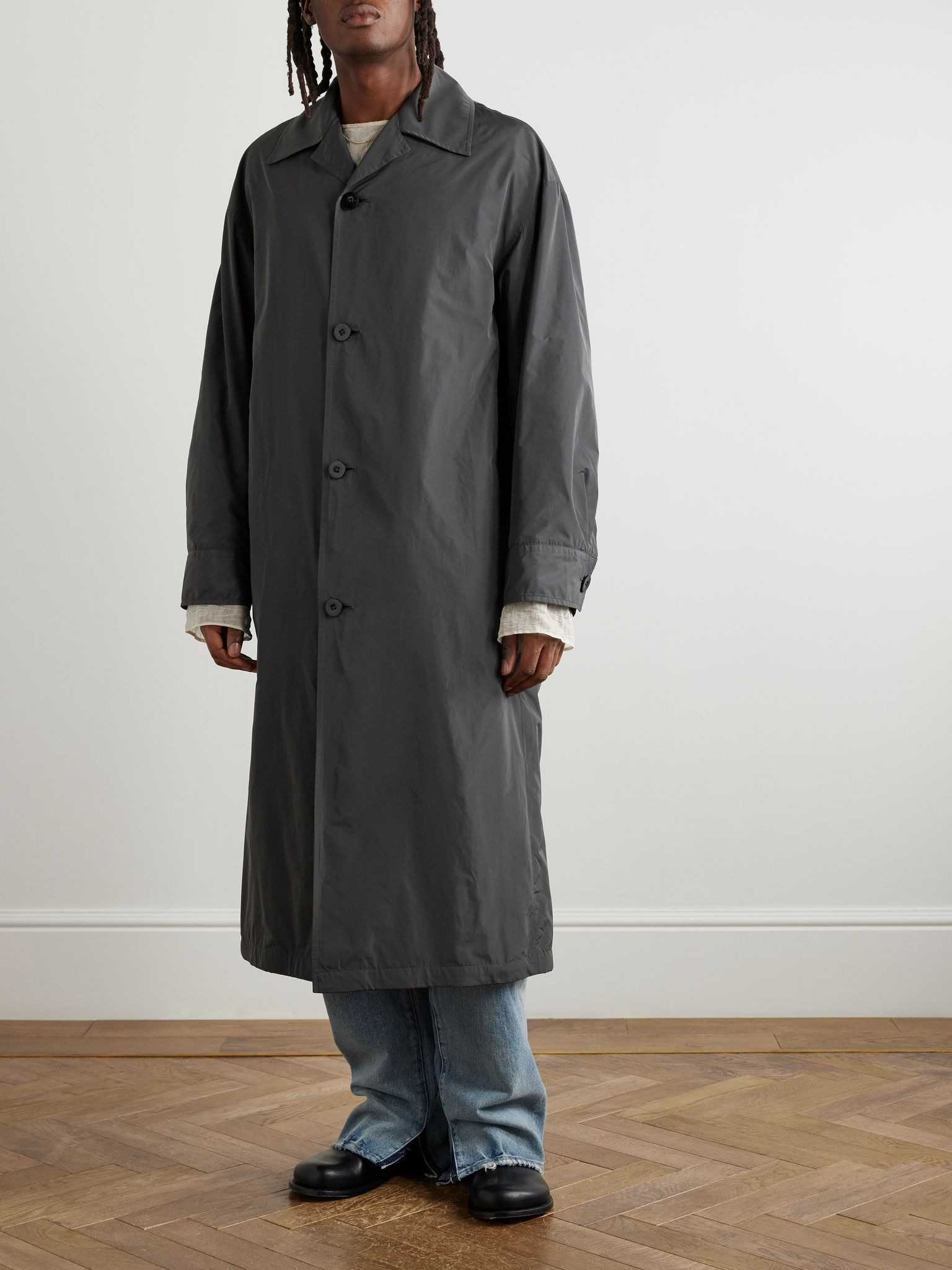 Shell Overcoat Gray - 3