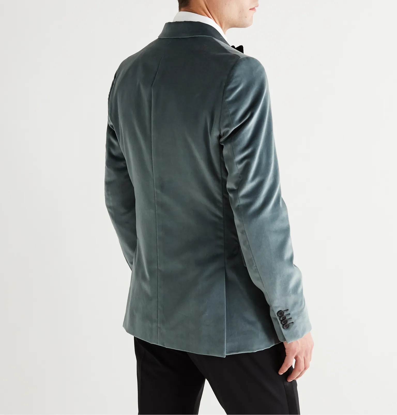 Cotton-Velvet Tuxedo Jacket - 4