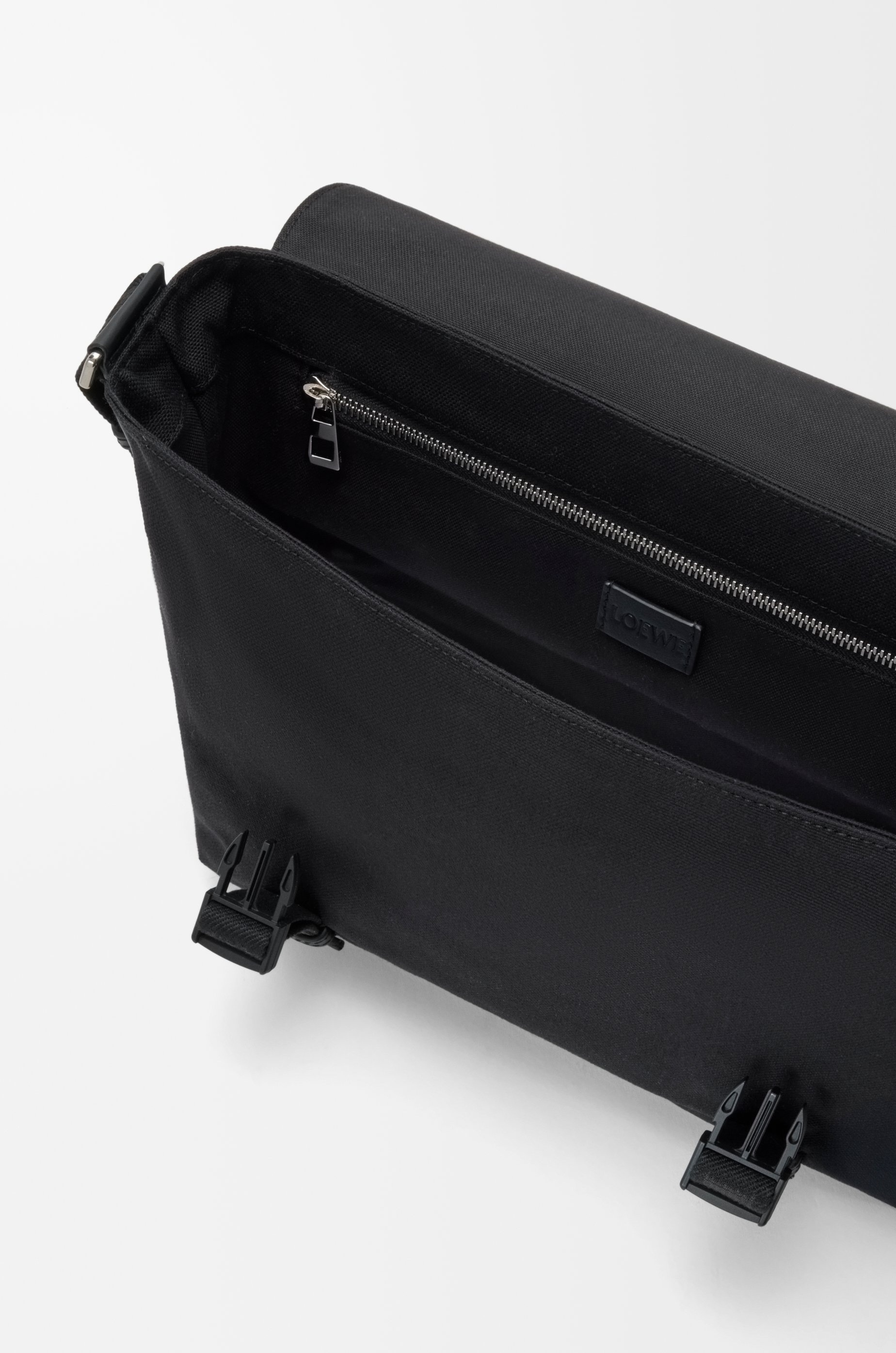 Medium Flex messenger in canvas and suede - 7