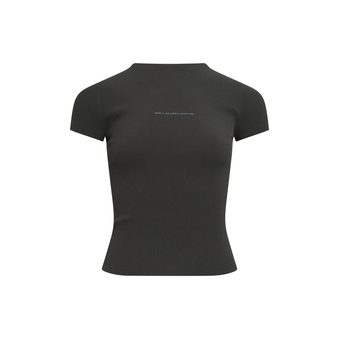 Short Sleeve Crewneck Top - 1