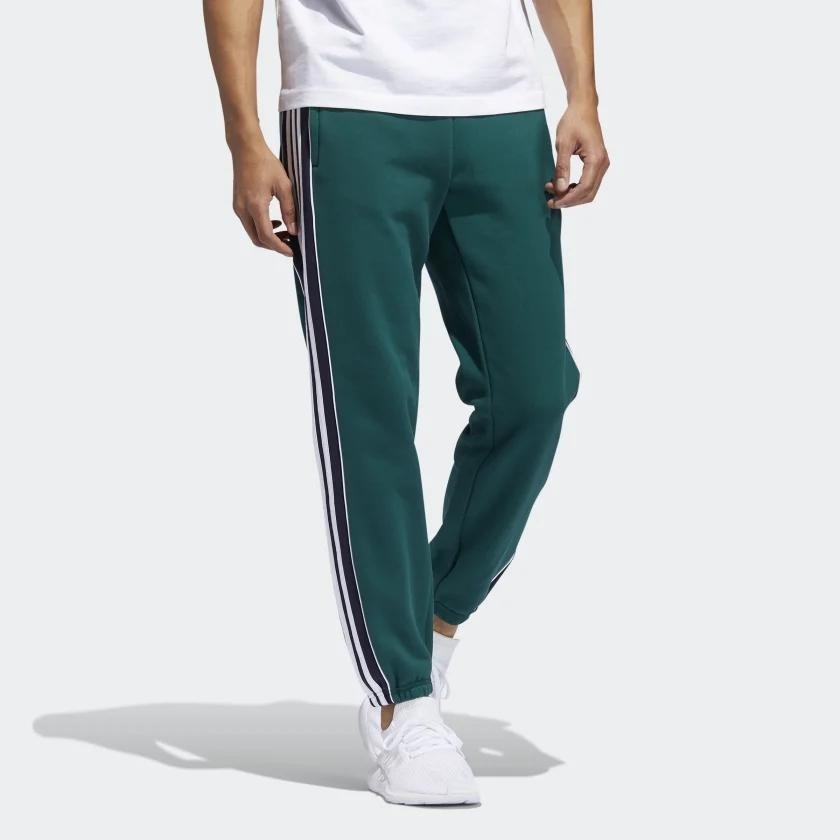 adidas originals 3-Stripes Panel Sweat Pants 'Collegiate Green/Legend Ink' EJ7112 - 4