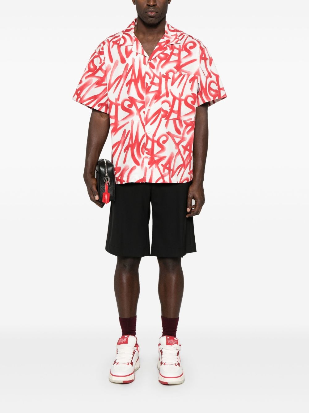 graffiti-print shirt - 2