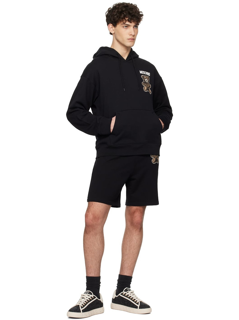 Moschino Black Teddy Bear Hoodie outlook