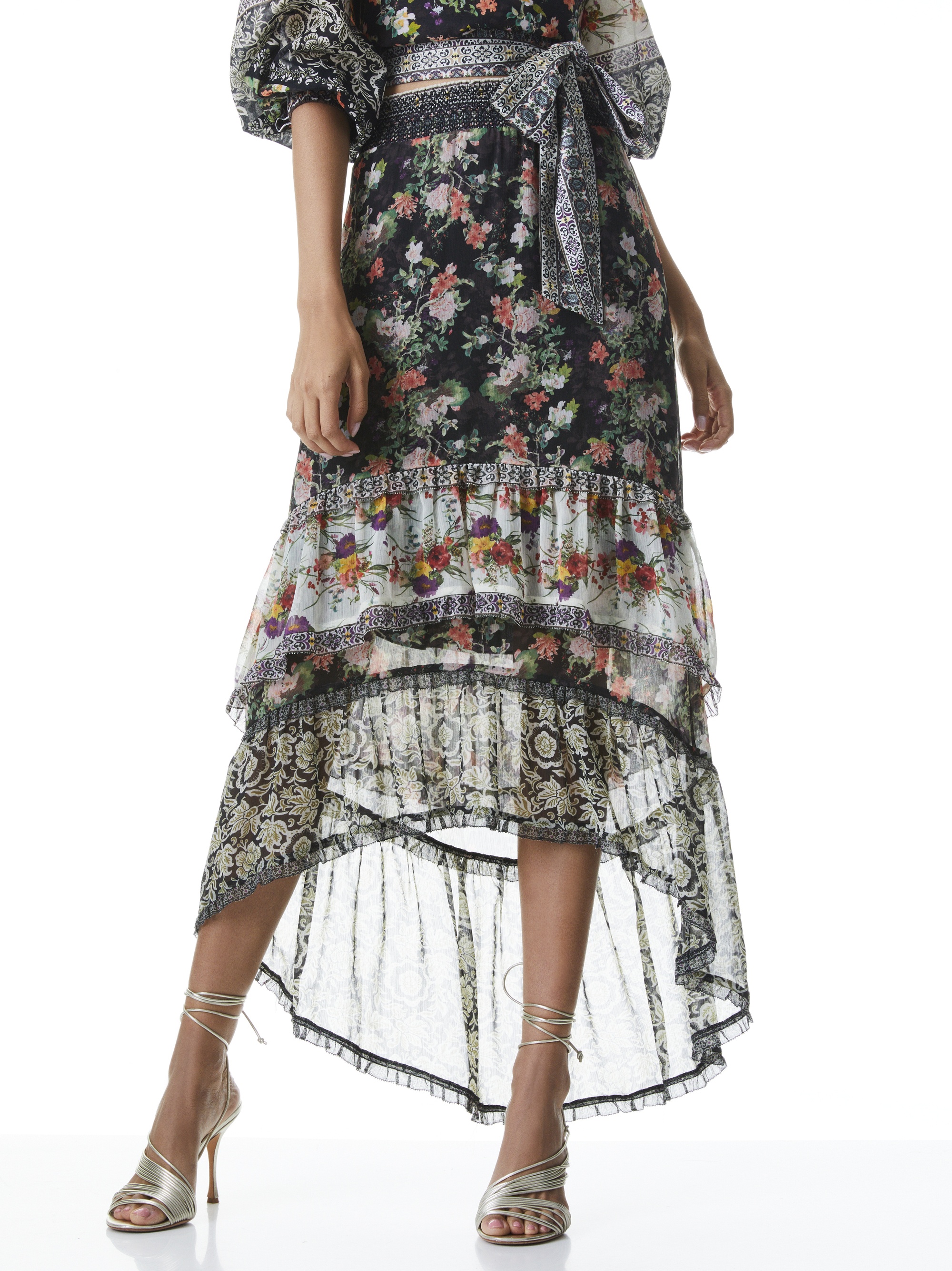 CARALIE HIGH LOW SKIRT - 1
