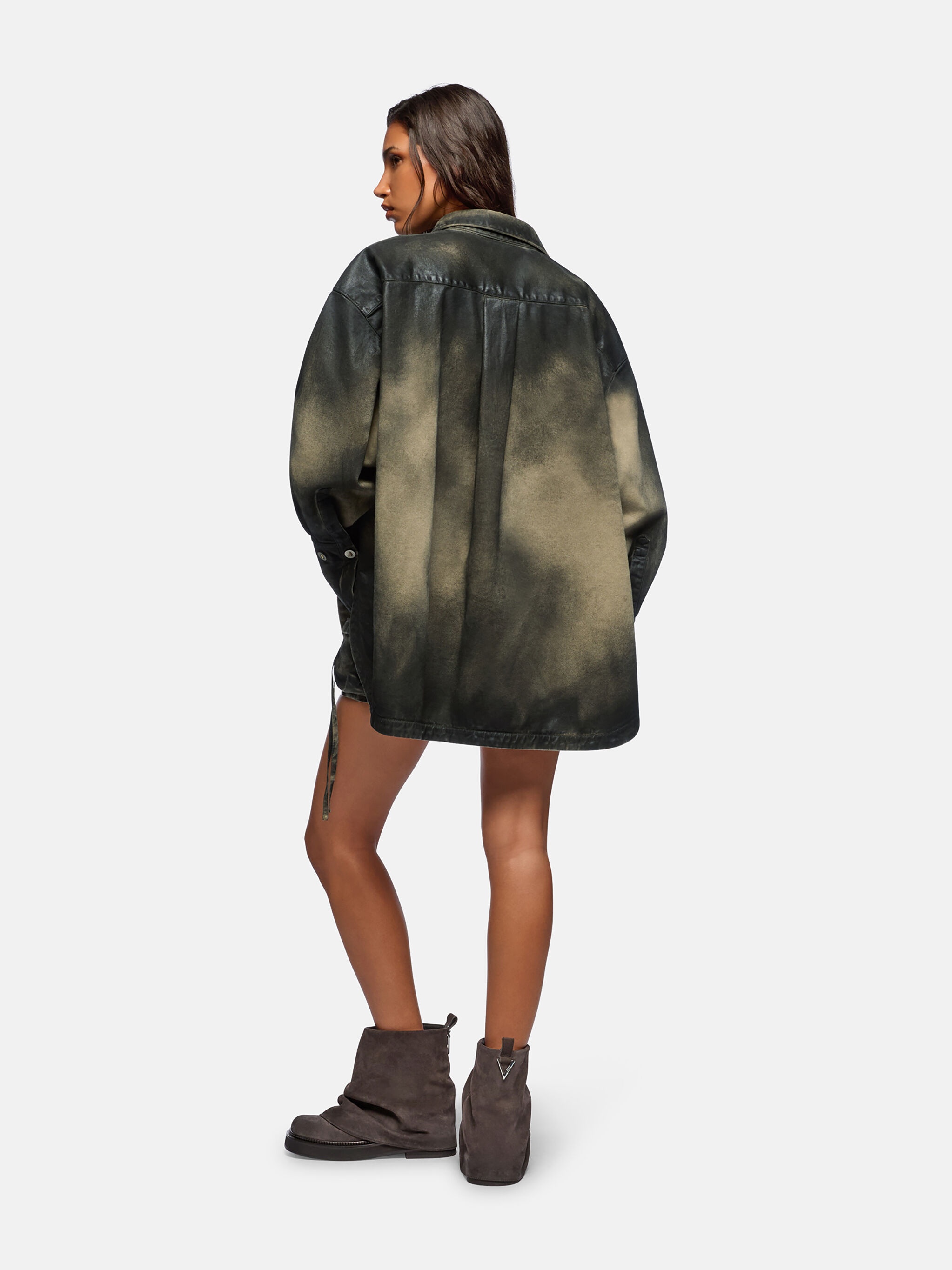 LARK AND PIRATE BLACK SHORT COAT - 3