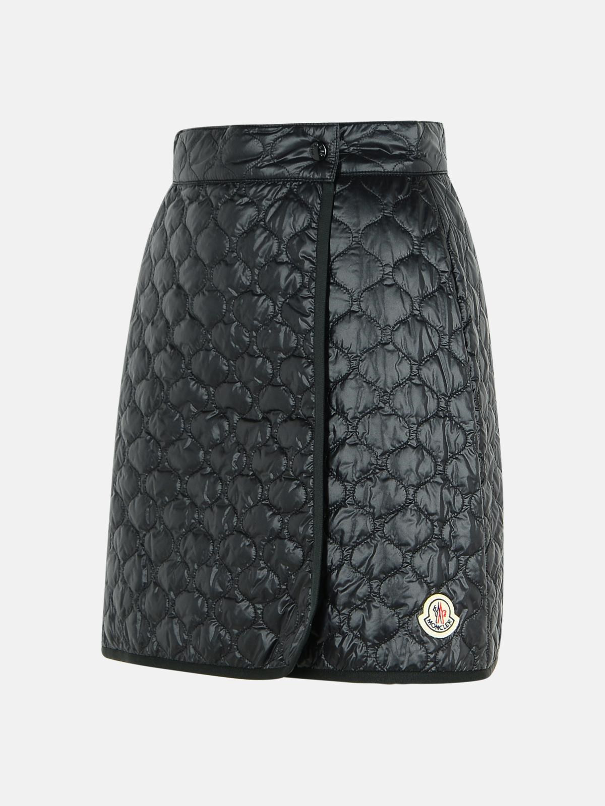 BLACK POLYAMIDE SKIRT - 2