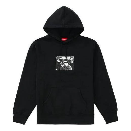 Supreme The Velvet Underground Hooded Sweatshirt 'Black' SUP-FW19-424 - 1