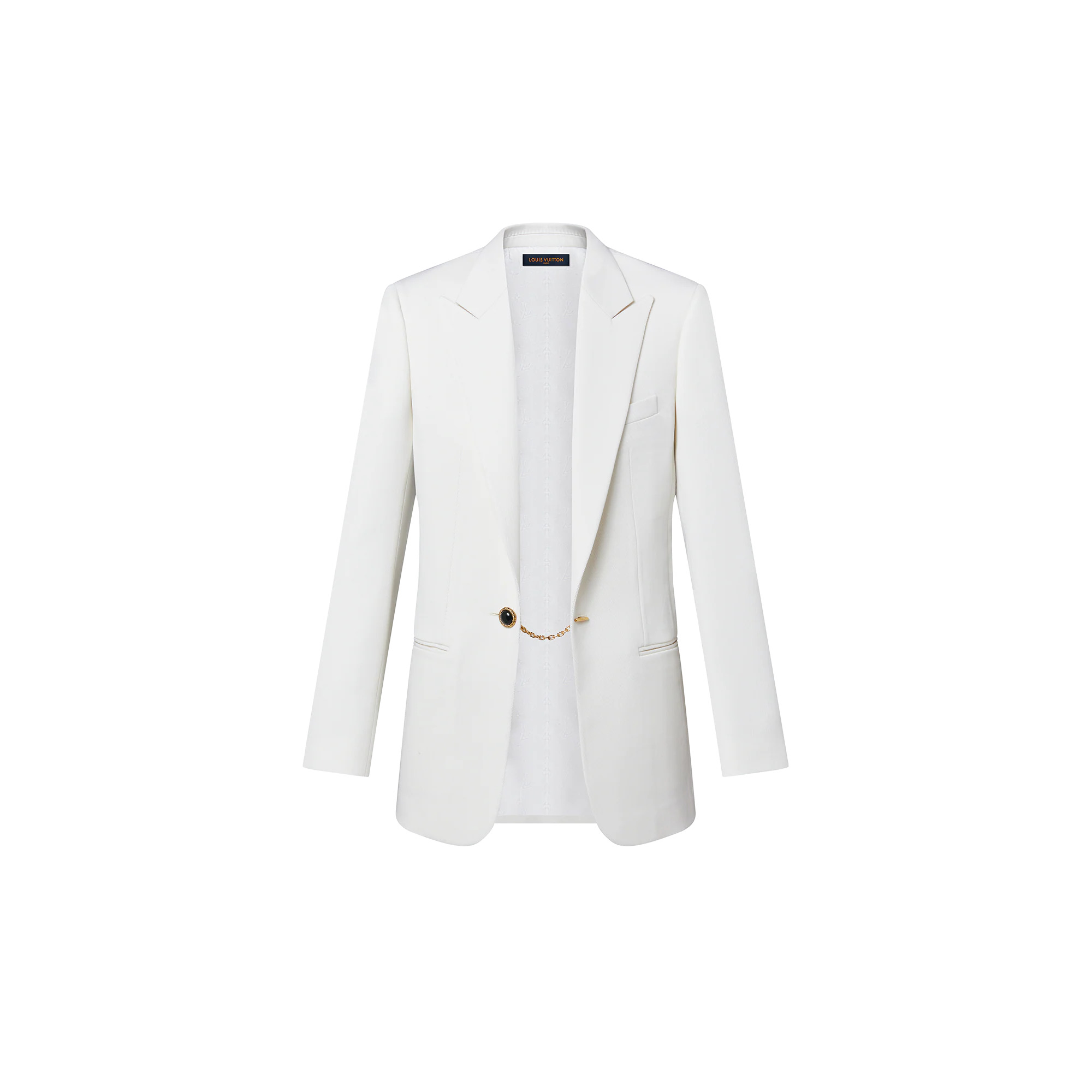 Jewel Button Tuxedo Jacket - 1