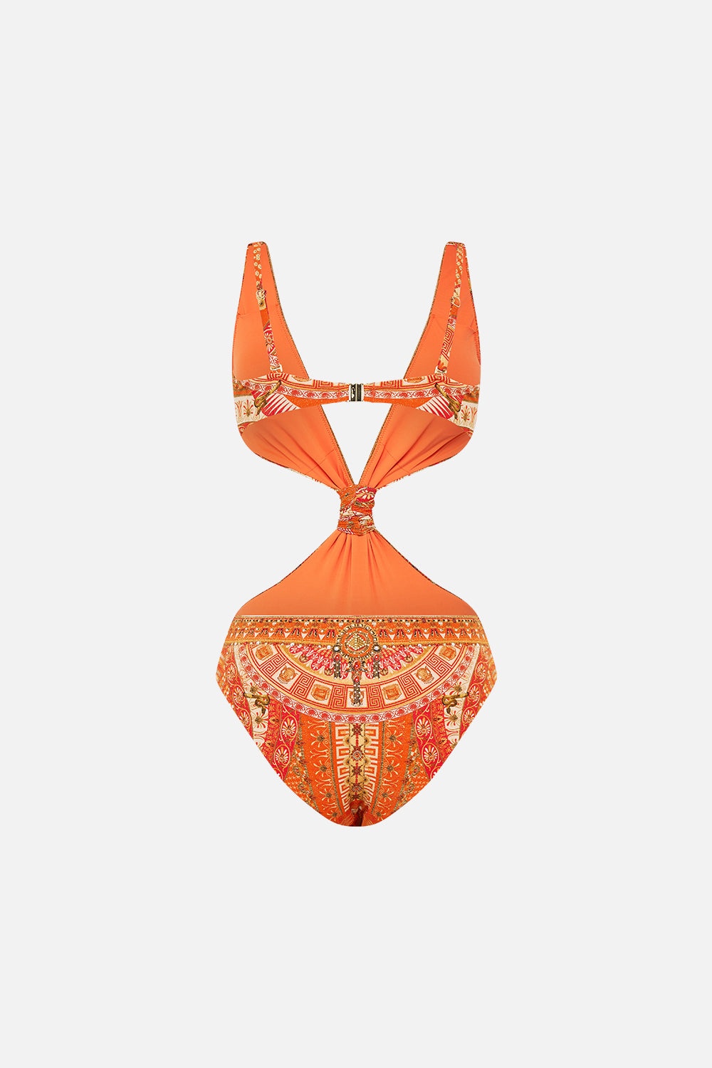 CUT OUT ONE PIECE WITH FABRIC TAB DETAIL - 7