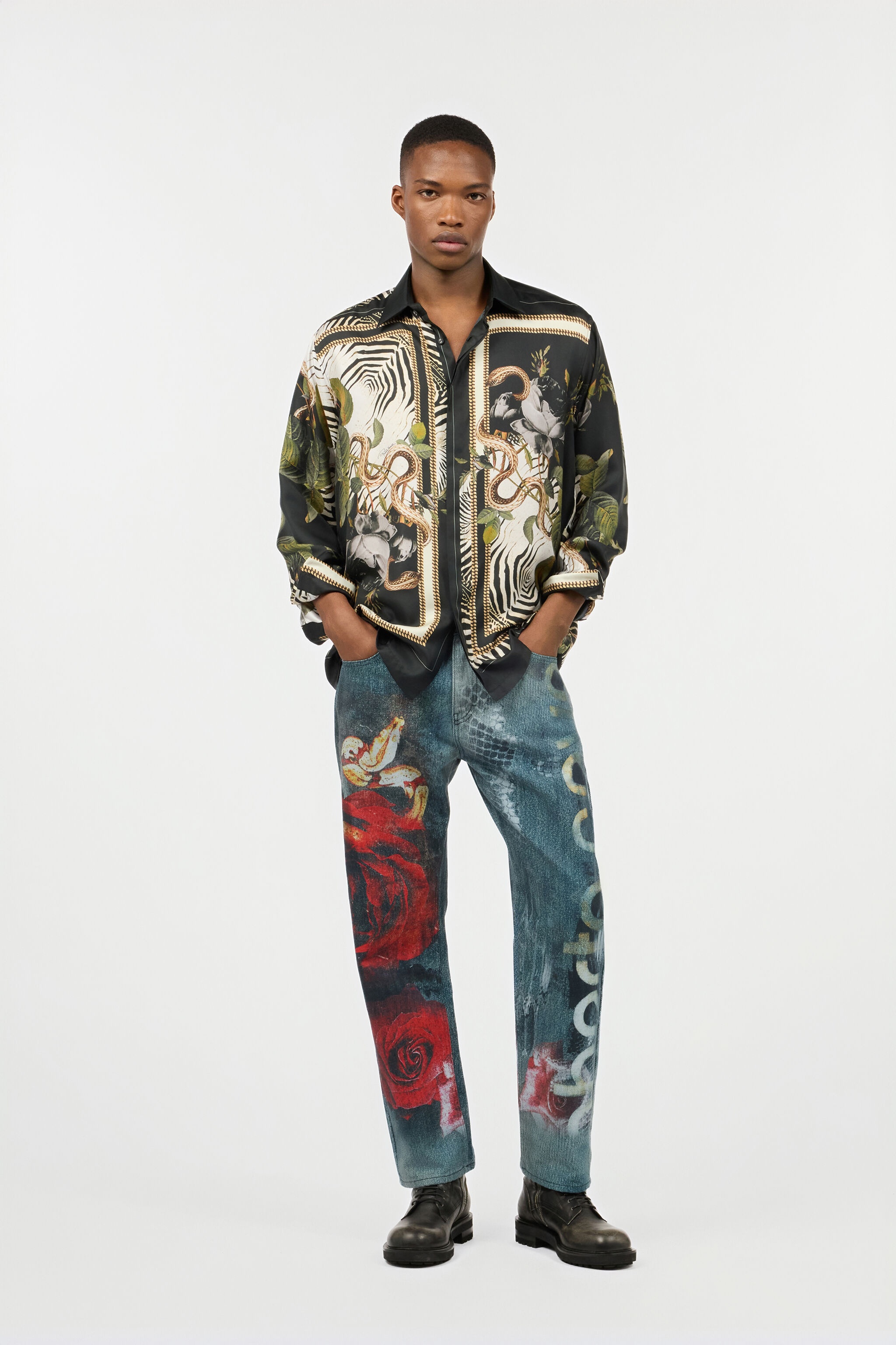 Male Silk Shirt - 2