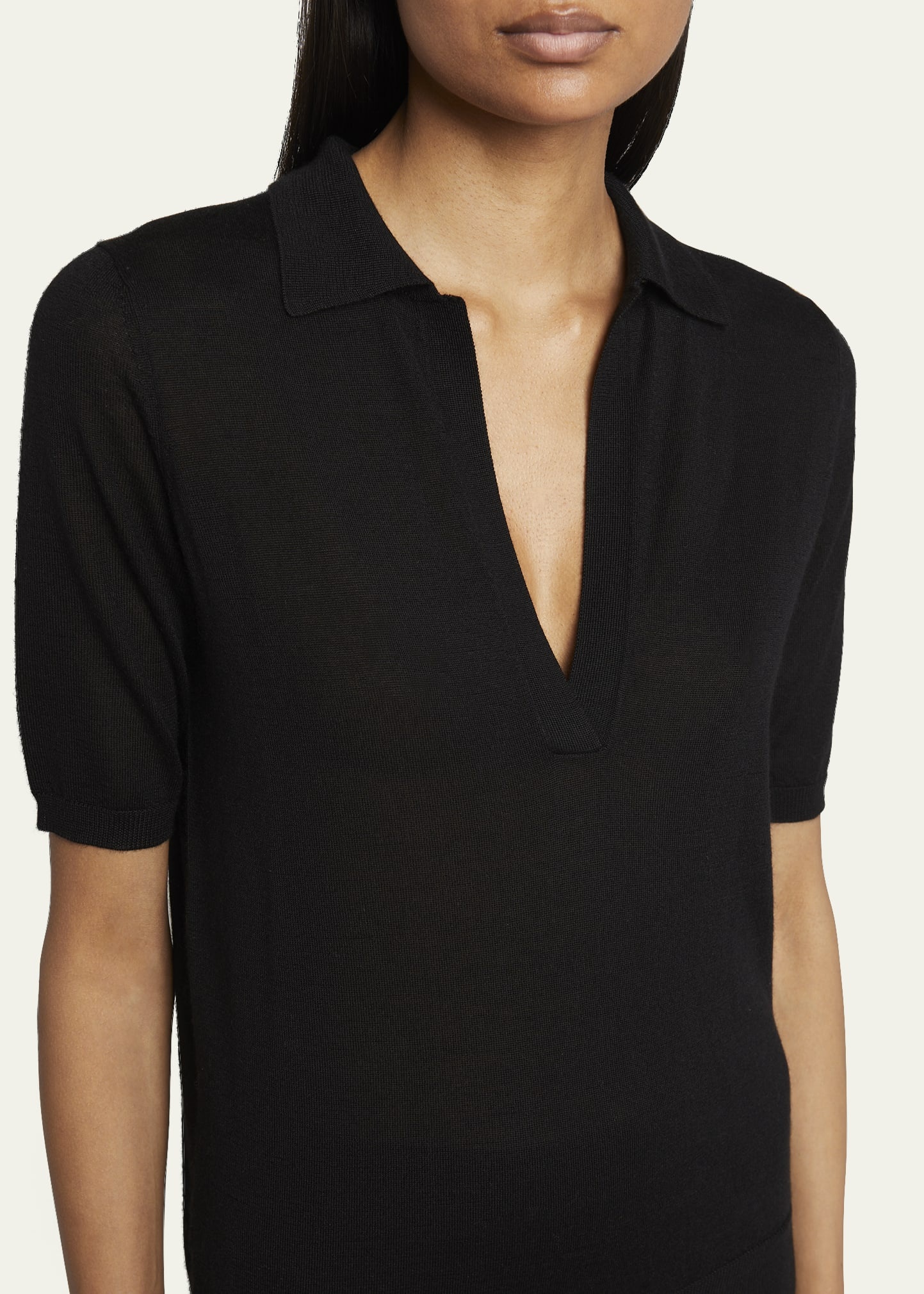 Frank Cashmere Polo Top - 5