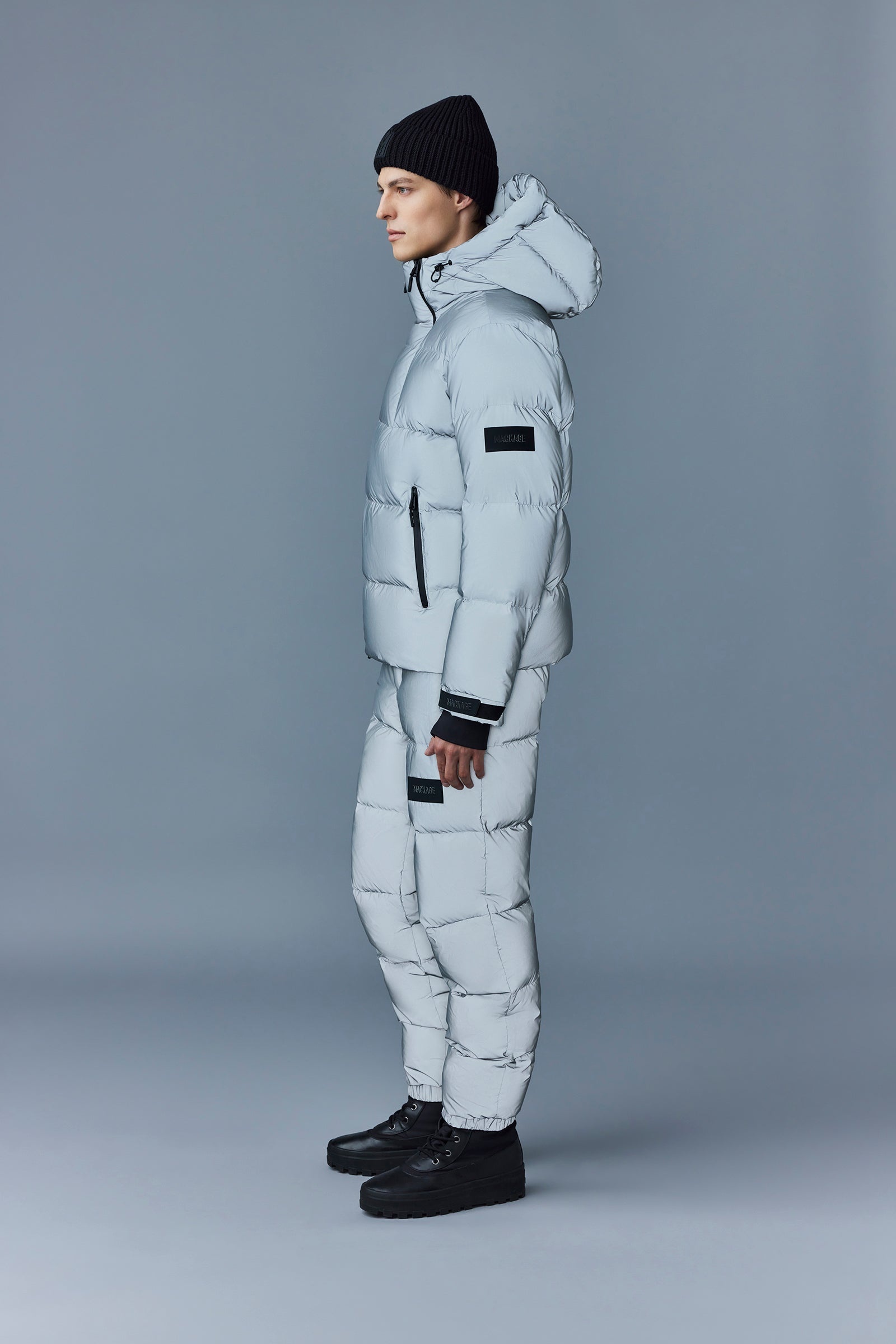 KENJI-RF Down ski jacket with reflective shell - 4