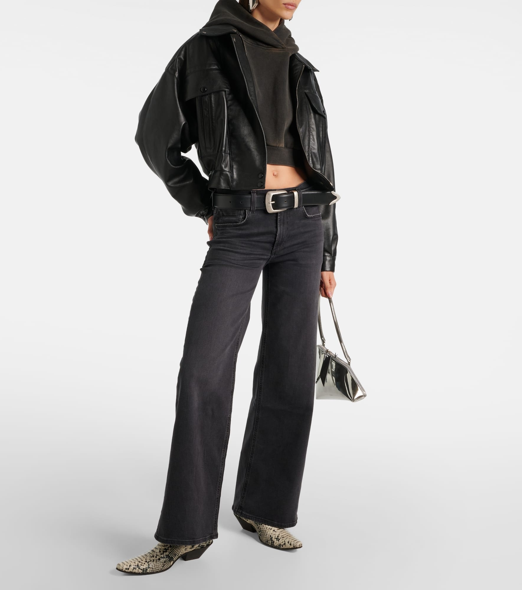 Loli mid-rise wide-leg jeans - 2