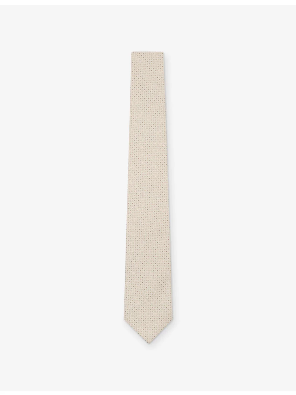 Ovale Micro-Dot Silk Tie - 1
