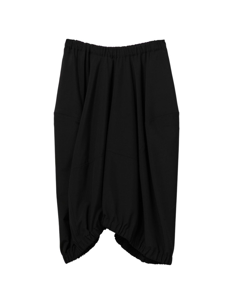 asymmetric-hem midi skirt 1
