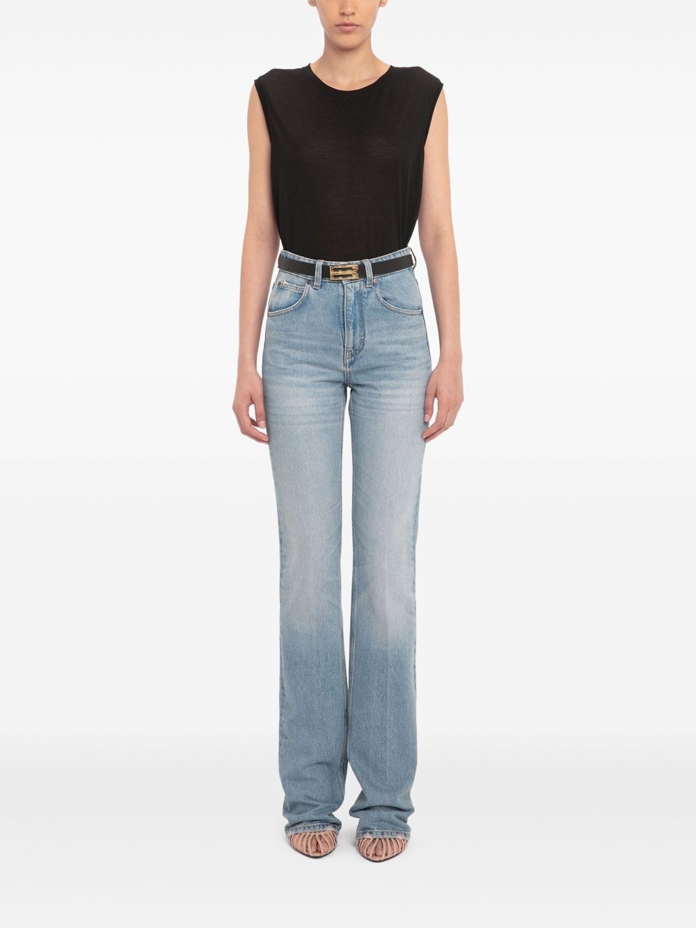 crepe tank top - 2