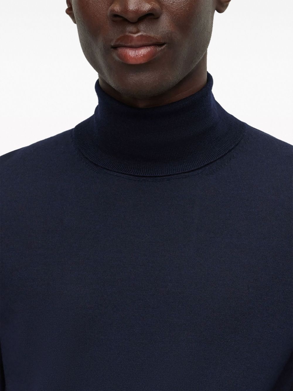 roll neck knitted sweater - 5