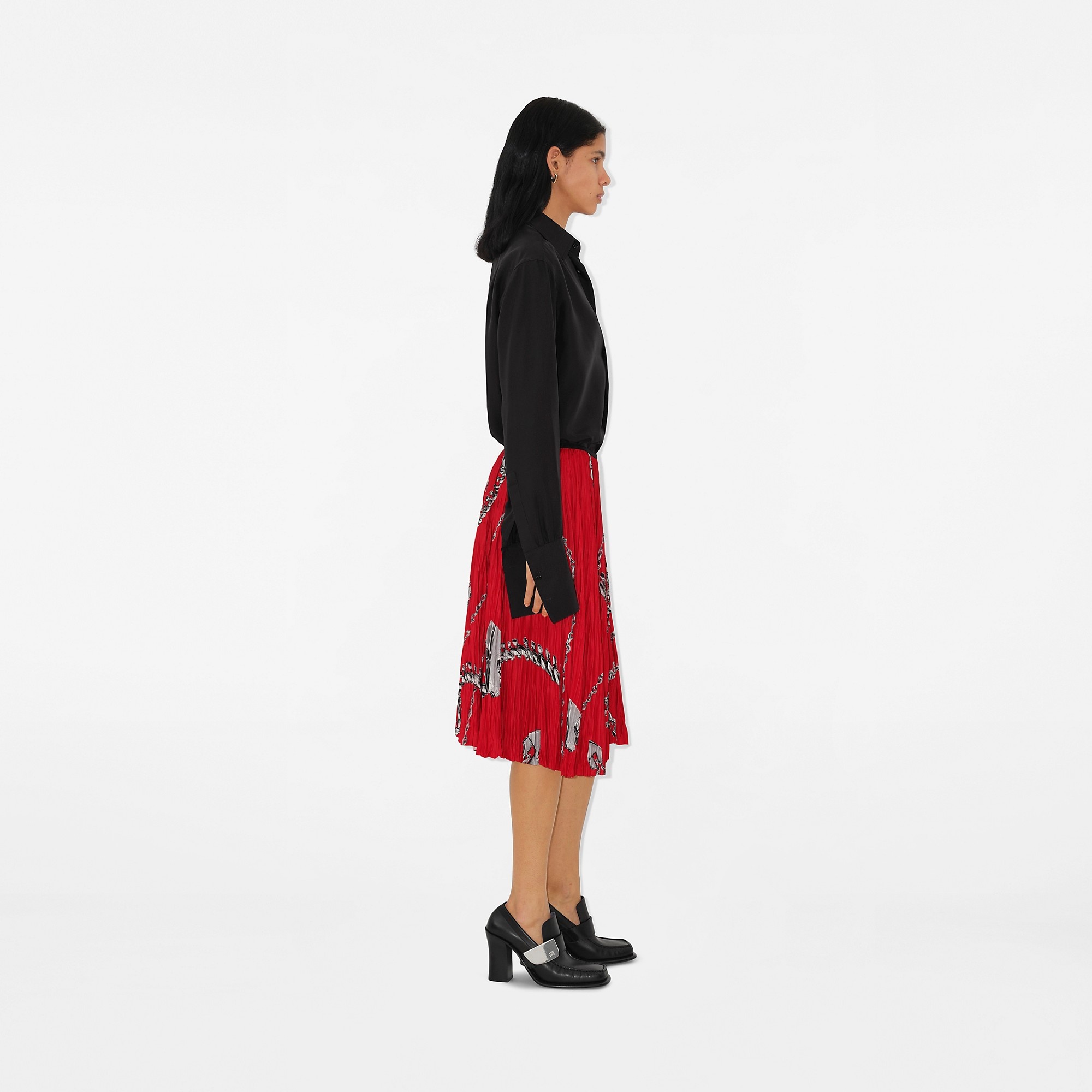 Shield Hardware Jersey Skirt - 3